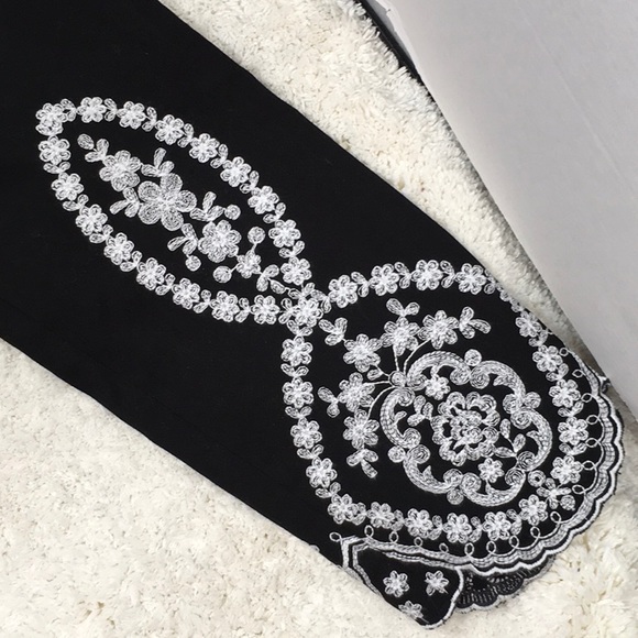 Mishca black embroidered pants - Picture 6 of 6